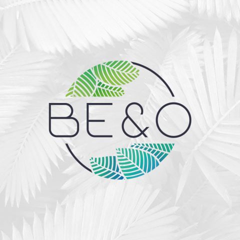 Conception de logo et identité BE&O cosmétiques bios