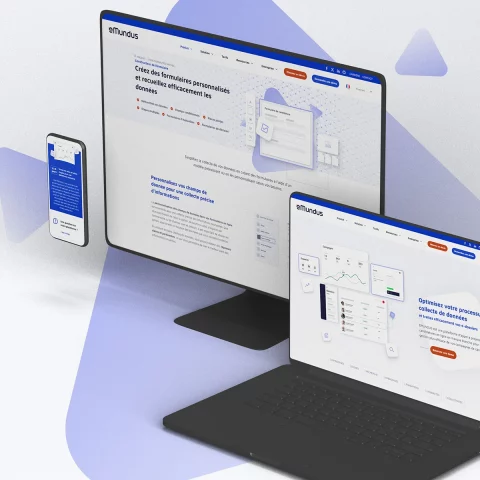 Mockups site entreprise Emundus